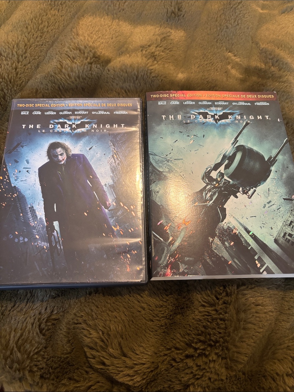The Dark Knight Two-Disc Special Edition DVD Set - Joker & Batman Covers